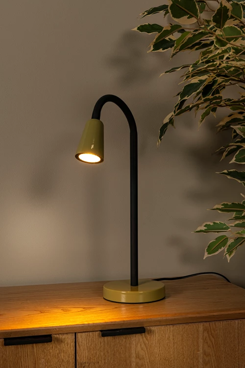 Lucide JASPER - Table lamp - 1xGU10 - Green | Essential - atmosphere 1